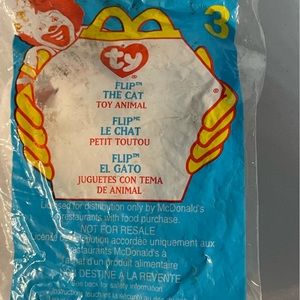 Ty Beanie Baby Flip The Cat